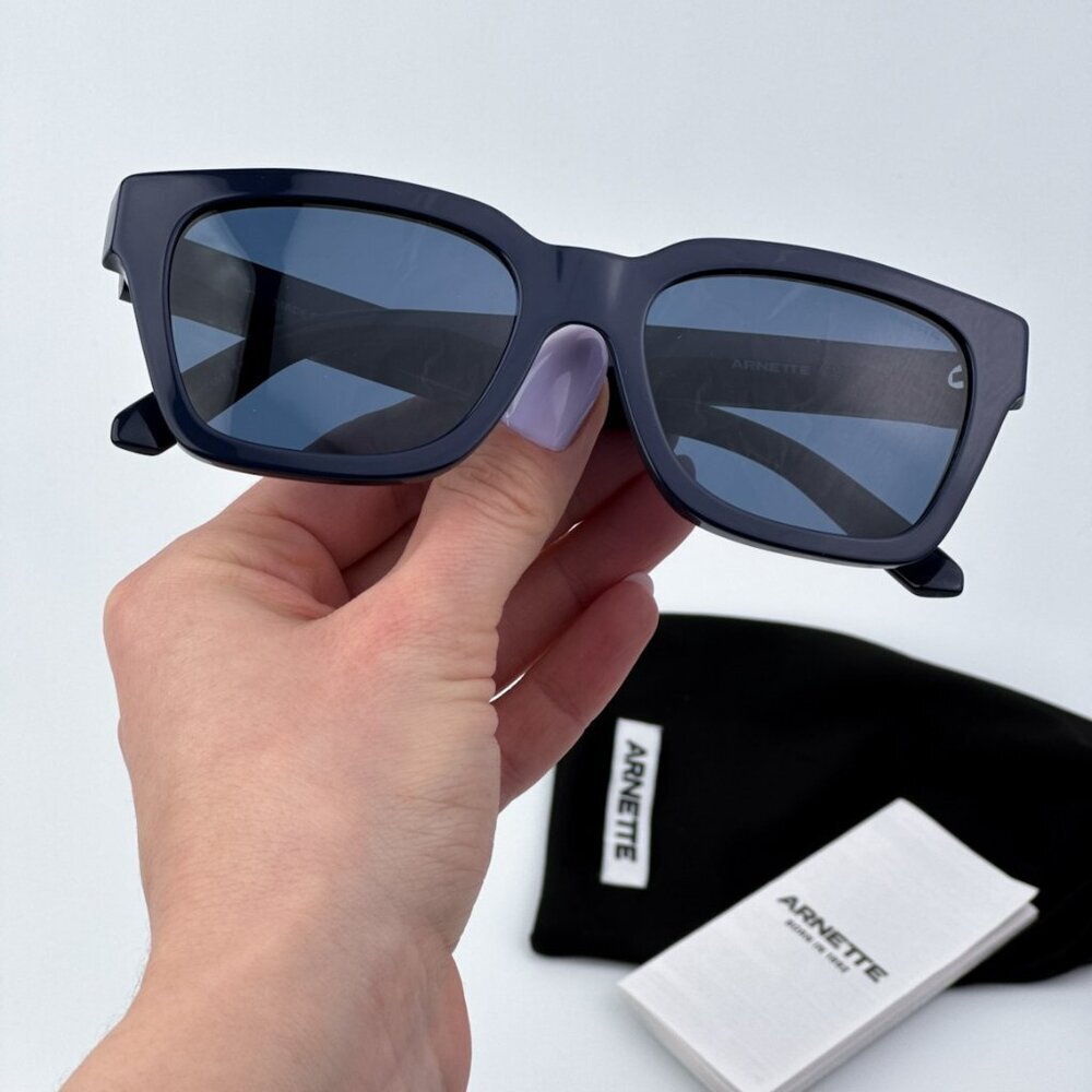 Arnette Men BRAND NEW Sunglasses Dark Blue Square AN4334 122180